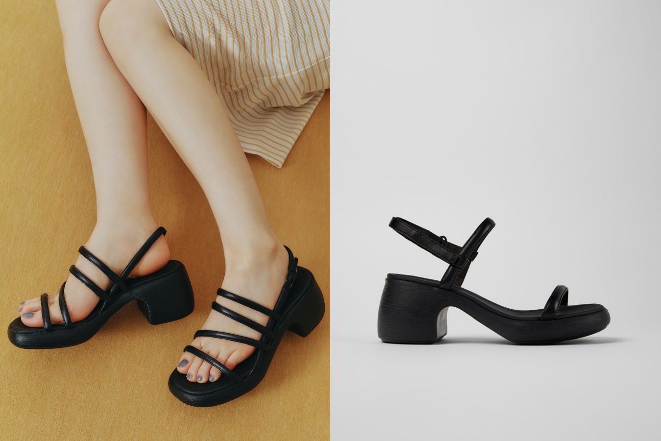 SUMMER RECOMMEND <br> 着回し力抜群の黒サンダル