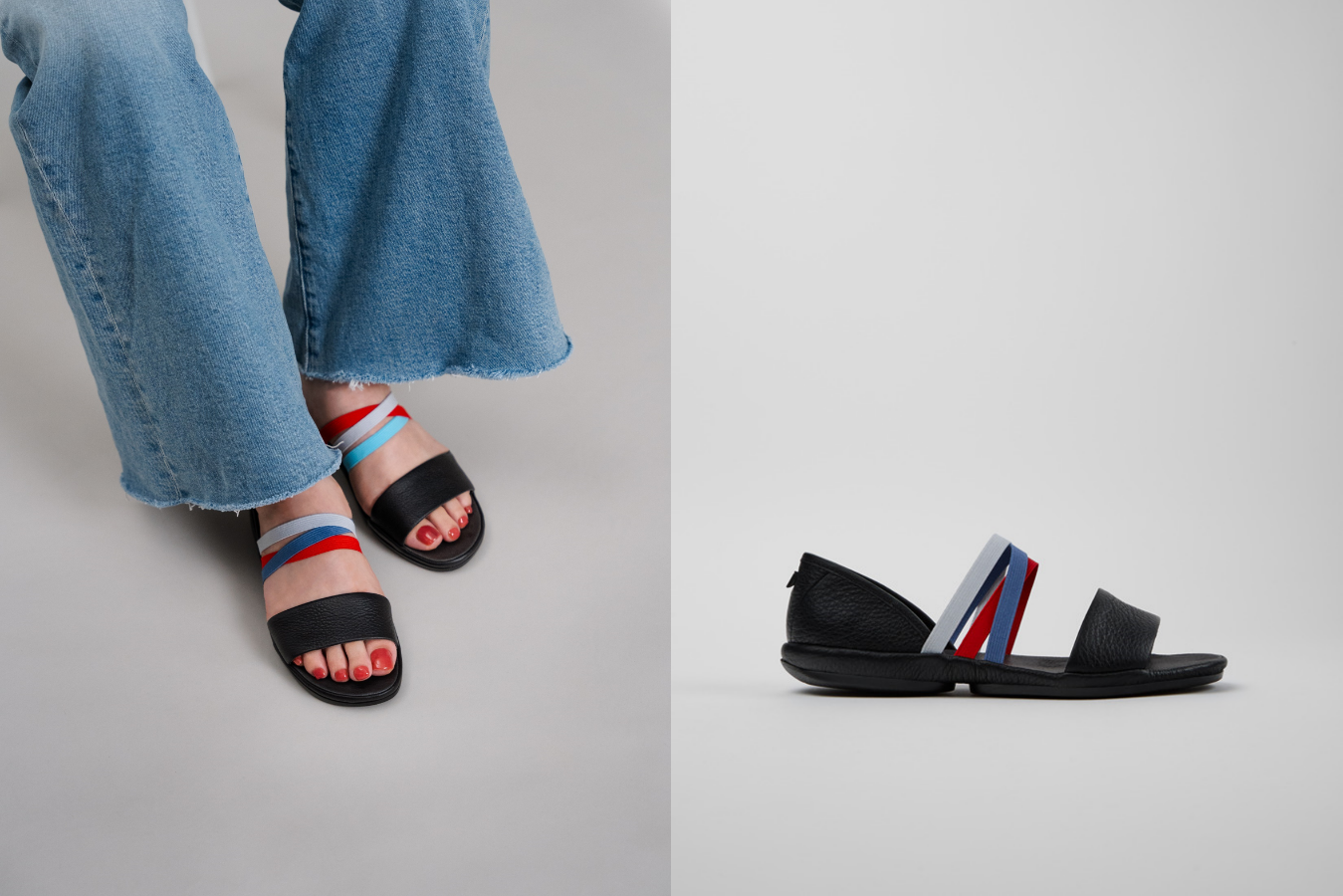 SUMMER RECOMMEND <br> 着回し力抜群の黒サンダル