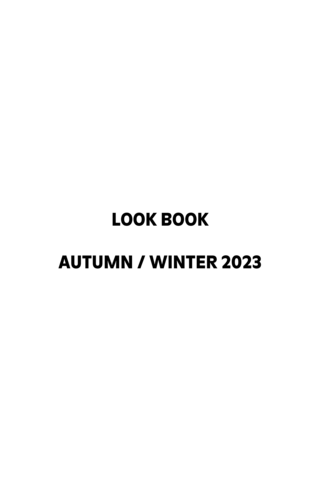 LOOKBOOK AUTUMN / WINTER 2023